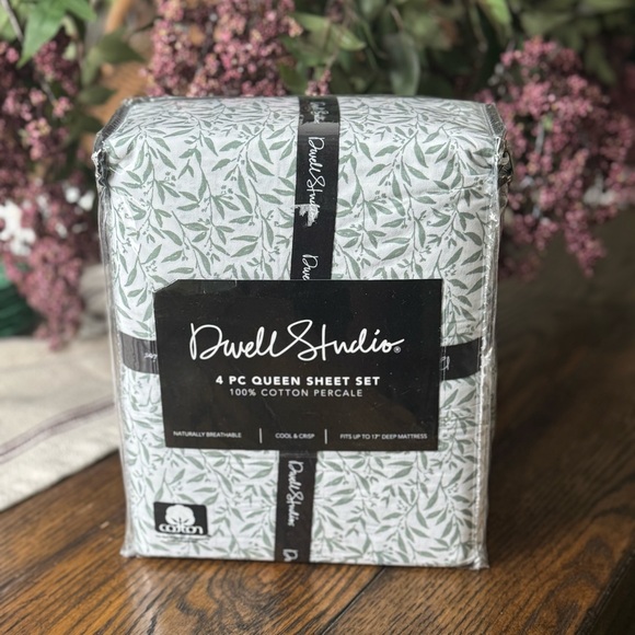 Dwell Studio4ps OUEEN Sheet Set / 100 Cotton Percale / NIB
